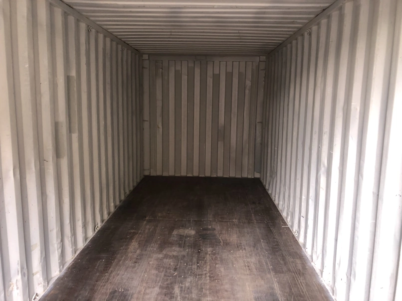 The inside of a grade 5 20ft container.